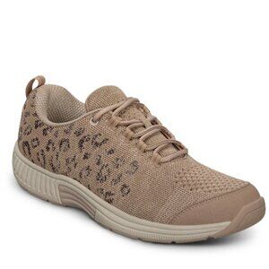 Orthofeet Women's Coral Sneakers Beige Leopard